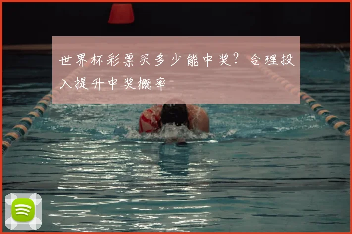 世界杯彩票买多少能中奖?合理投入提升中奖概率